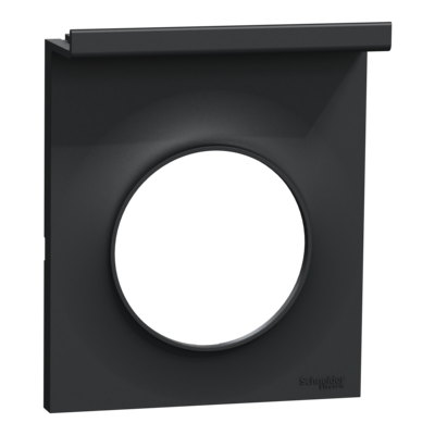 Odace Styl Pratic - plaque support t�l�phone mobile - 1 poste - anthracite