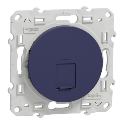 Odace - prise RJ45 - cobalt- grade 3