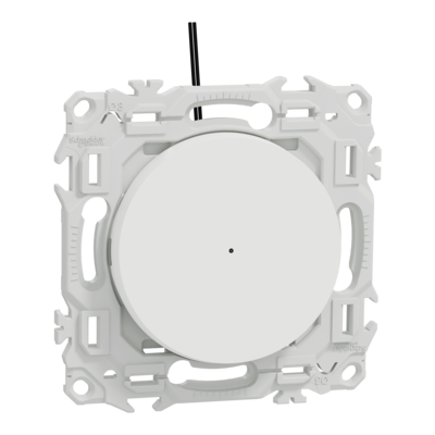 Odace VV poussoir lumineux blanc