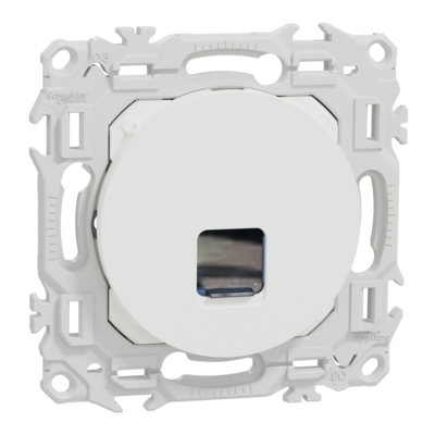 Odace prise RJ45 cat.6 UTP blanc
