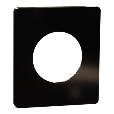 Odace Archi. plaque 1 poste noir �m