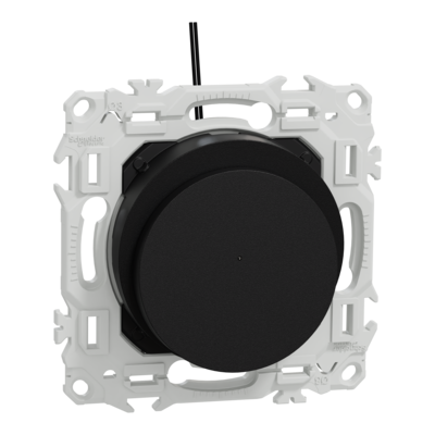 Odace interrupteur � carte 10A LED noir
