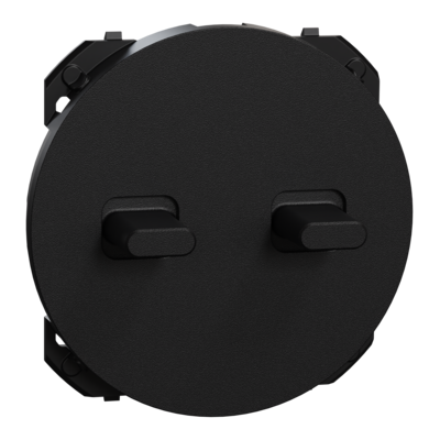 Odace enjo 2xVV ou pous � levier noir