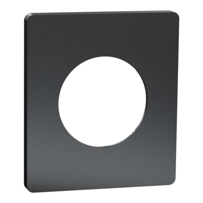Odace Archi. plaque 1 poste perle noire