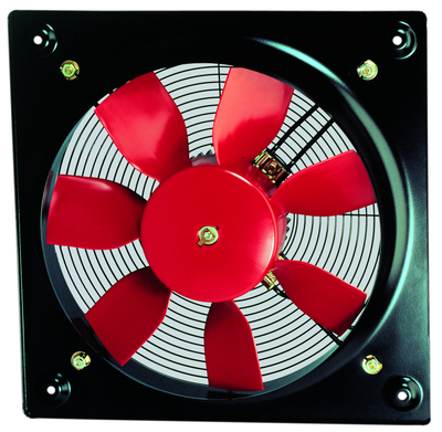Ventilateur mural, h�lice PVC, 3150 m3/h, 2 p�les, triphas� 230/400V, D 315 mm
