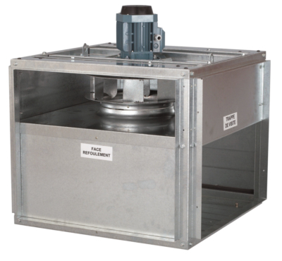 Caisson 400�C/2h, 5060 m3/h, avec pl�num d'aspiration � d�bit variable