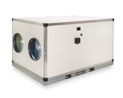 Centrale double-flux Tr�s Haut Rendement 93% vert droite 400 m3/h avec PRO REG