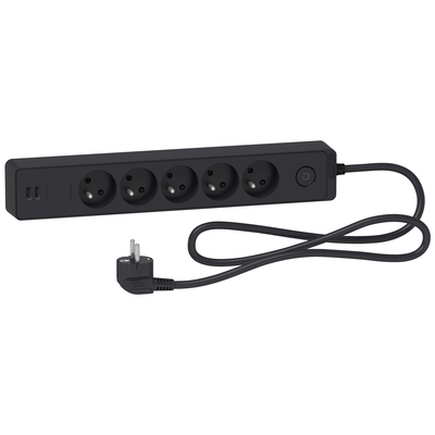 Odace - Rallonge multiprises 5 prises