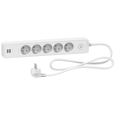 Odace - Rallonge multiprises 5 prises
