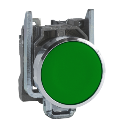 Harmony XB4 - bouton poussoir � impulsion - �22 - vert - 1F - vis �trier