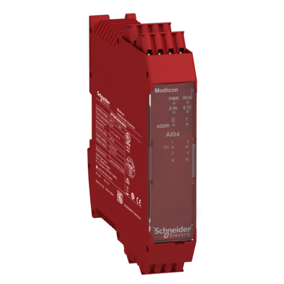 4 entr�es analogiques-0 � 24 mA ou 0 �