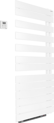 Fassane Spa Asym EC +Air, droite, Blanc RAL 9016, 594W, H1220 mm / L550 mm