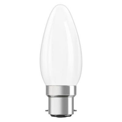 LEDV LED CLASSIC B P 3.4W 827 FIL D�polie B22d - 470 lm - 2700 K - IRC80