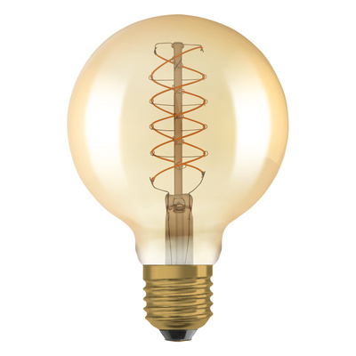 LED CLASSIC OSRAM 1906 DIM CLG37 D95 Verre Dor� Filament E27 4,8W 2200K 420lm