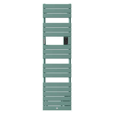 Radiateur s�che-serviettes Riviera 2 �troit avec soufflerie 1750W eucalyptus