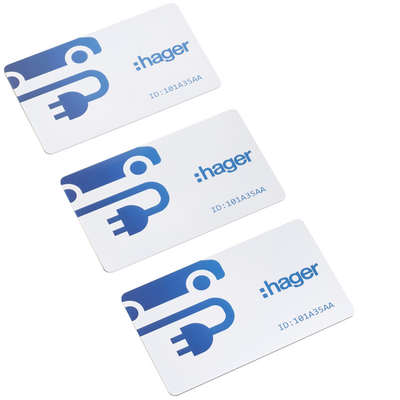 Lot de 3 badges RFID format carte