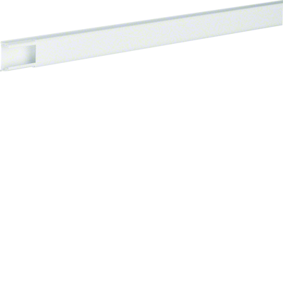 Moulure ateha 12x20mm 1 compartiment PVC blanc