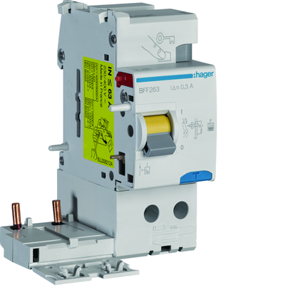 Bloc diff�rentiel 2P 63A 300mA type F