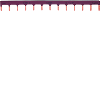Barre de pontage 1P 63A languette 10mm� marron 13Mmodules