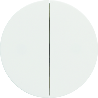 Double interrupteur V&V ou bouton-poussoir InterBP duo associable athea blanc