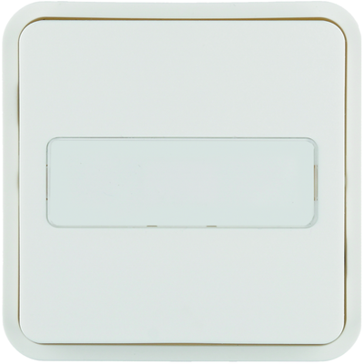 cubyko 1 touche KNX porte-�tiquette coloris blanc