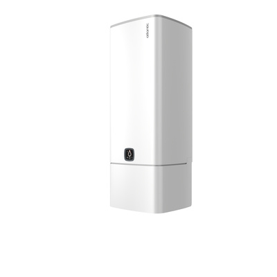 Chauffe-eau �lectrique Lin�o vertical mural carr� blanc 120L