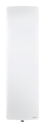 Radiateur verre connect� Verali vertical 1500W blanc brillant