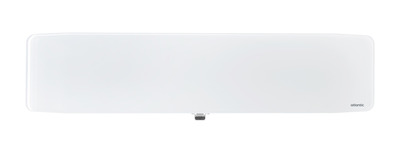Radiateur verre connect� Verali plinthe 1500W blanc brillant