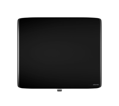 Radiateur verre connect� Verali horizontal 1000W noir brillant