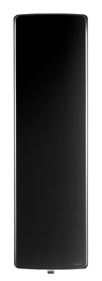 Radiateur verre connect� Verali vertical 1500W noir brillant