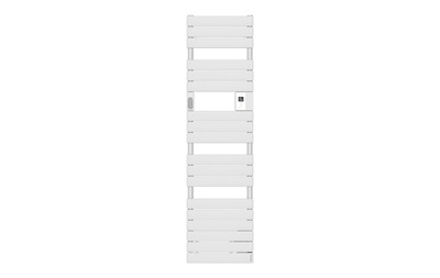 Radiateur s�che-serviettes connect� Adelis digital �troit 750W Blanc Carat