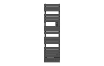 Radiateur s�che-serviettes connect� Adelis digital �troit 750W Anthracite