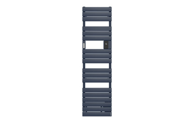 Radiateur s�che-serviettes connect� Adelis digital �troit 750W Bleu Profond