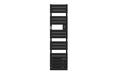 Radiateur s�che-serviettes connect� Adelis digital �troit 1750W Noir