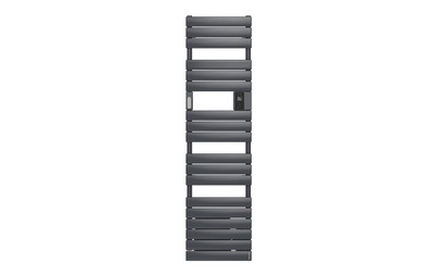 Radiateur s�che-serviettes connect� Adelis digital �troit 1750W Graphite