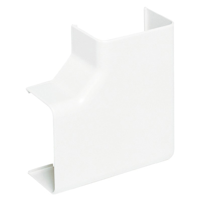 Angle plat - Pour goulotte de climatisation Viaclim 100x60mm - Blanc 9010