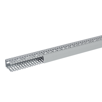 Goulotte de c�blage Segma - 40mmx60mm - Fond+couvercle - Longueur 2m - PVC gris