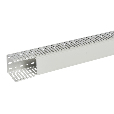 Goulotte de c�blage Segma sans halog�ne - 80x80mm - Fond+couvercle - Longueur 2m
