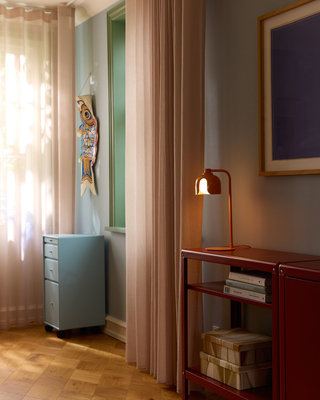 Luminaire � poser d�coratif Decor Corolle rouge - culot G9 (lampe non fournie)