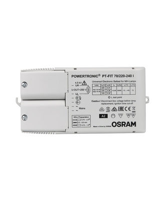 PT-FIT 70/220-240 I OSRAM Ballast �lectronique pour lampes HPD