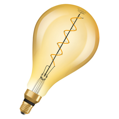 LED CLASSIC OSRAM 1906 CLA28 FIL SPIRALGOLD E27 4W 2000K 300lm
