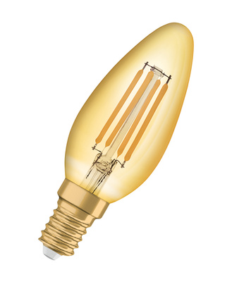 LED CLASSIC OSRAM 1906 CLB35 Verre Dor� Filament E14 4W 824 410lm 2400K