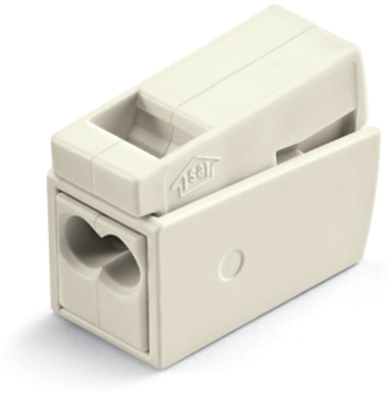 Borne pour luminaires 2,5 mm� / 2 rigides - 1 souple / 105�C / Blanc