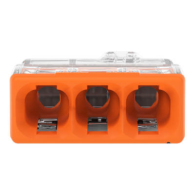 Borne WAGO 2273 - 3 x 0,5 � 2,5mm� Transp. / Orange