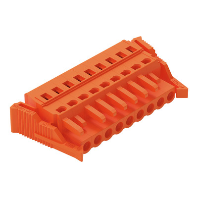 Connecteur femelle droit,avec cliquets de verrouillage, possibilit� de codage,av