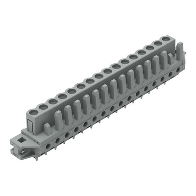 Connecteur femelle THT 0.6 x 1.0 mm solder pin Droit, gris