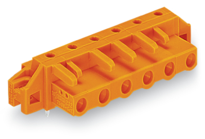 Connecteur femelle THT 0.6 x 1.0 mm solder pin Coud�, orange