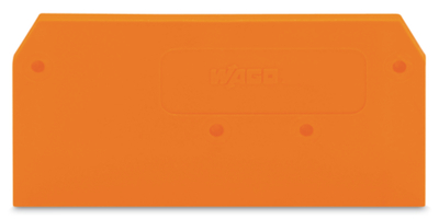 Plaque interm�diaire et d'extr�mit� / Orange 4mm�