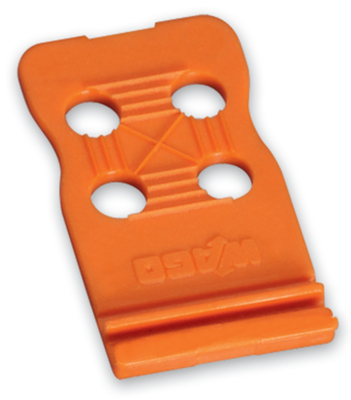 Plaque de d�charge de traction / Orange