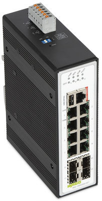 Switch ETHERNET administrable 8 ports 1000Base-T - 4 slots SFP 1000 CEI 61850-3